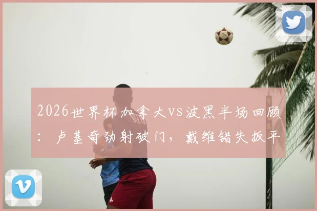 2026世界杯加拿大vs波黑半场回顾：卢基奇劲射破门，戴维错失扳平良机，战术细节全解析